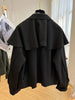 Cloak Shawl Casual Short Coat Women's Spring Autumn Korean Loose Long-Sleeved Windbreaker Female Outwear Tops