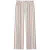 Rainbow Baggy Jeans Pants Women's Straight Jeans Female Striped Low Landing Jeans Chic Denim Trousers Streetwear Pants