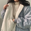 Autumn Winter Thicken Jackets Women Casual Loose Zipper Warm Fleece Hooded Parkas Female Double-Layer Simple Plush Coats