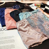 Women Lace Flowers Panties Sexy Hollow Temptation Silk Breathable Underwear Tummy Mid Waist Butt Lift Briefs Intimate Panty