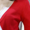 6XL Plus Size Women Knitted Cardigan Coat Solid Color Red Winter Casual V-Neck Long Sleeve Crochet Knit Sweater Coat Female Top
