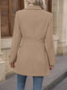 Autumn/Winter Women's Casual Coat Flattering Loose-Fit Notched Lapel Single-Row Multi-Button Mid-Length Wool Blazer