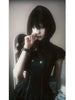 Gothic Lolita Y2K Women's Mini Dress Double Breasted Striped Ruffle Hem Slim Fit Harajuku Dark Cute Night Out Streetwear