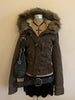 Spring Retro Faux Fur Coats Women 2000s American Vintage Jackets Harajuku Gotihc Punk Clothing Jean Parkas Female Outwear