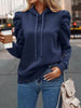 Autumn Gothic Style Casual Long-Sleeved Hooded Short Sweater Jacket Women Zipper Sports Hoodies Y2K Sweatshirt