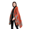 Fitshinling Auspicious Cloud Pattern Winter Shawls And Wraps Bohemian Fringe Oversized Womens Winter Ponchos And Capes