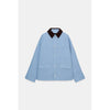Casual Blue Multiple Patch Pocket Jacket Women Chic Corduroy Collar Single Breasted Short Coat Lady Daily Spring Wear