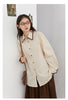 Women Shirt Loose Striped Long Sleeve Female Blouses Butterfly Button Cotton Girl Coat Autumn Winter