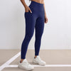 Women Fitness Lenggings With Side Pockets Female Full Length Leggings Running Pants Comfortable High Waist Yoga Pants