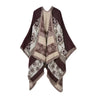 Winter Poncho Women Capes Scarf Imitation Cashmere Ladies Scarves Warm Shawls Wraps Woman Ponchos Bufanda Mujer Foulard