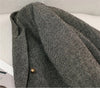 Word Pattern Blazer Coat Women 2025New Spring Autumn Winter High-Quality Suit Jacket Outwear Temperament Overwear Ladies