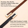 Genuine Leather Belt for Women; Cowhide Waist Belt; Versatile Smooth Buckle; Dress Decoration Belt for