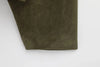 Casual Soft Martini Green Bomber Jackets Women Long Lantern Sleeve Oversized Autumn Winter Coats Outwears