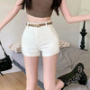 Korean High Waisted A Line Shorts Ladies Solid Color All-Match Slim Casual Short Pants Women Sexy Girl Elastic Tight Shorts