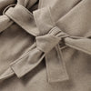 Elegant Shawl Collar Lace Up Long Woolen Coat Women Full Sleeve Belt Lapel Thick Overcoat Autumn Winter Lady Chic Outwear