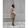 Autumn Winter Women’s Faux Mink Fur Coat Striped Thickened Plush Jacket Loose Fit Outerwear Seller Coat