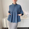 Spring Women's Short Trench Coat Stand Collar Loose Casual Loose Single Breasted Lantern Sleeve Jacket 2DB6686