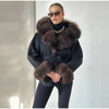 Elegant Faux Fur Thicken Jackets Women's Long Sleeves Pockets Patchwork Belts Hoodie Coat Winter Chic Warm Outerwear