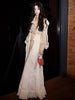 Niche Lace Splicing Design Blazer Sense Spring Women Highend Belted Jacket Slim Long Irregular Suit Trench Coat