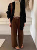 Lazy Wind Long Cashmere Sweater Women's Knitted Cardigan Sweater Coat