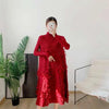 High End Pleated Dress For Women Turtleneck Long Sleeves Tassel Elegant Style Ladies Holiday Clothing Spring 2R7632