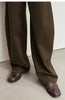 Minimalist Women's Casual Pants Winter Classic Versatile Warm Elastic Drawstring Loose Pants Female Trousers 12424082