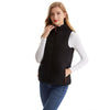 Women's Winter Smart Heated Vest, 11-Zone Heated Vest, USB-Powered Solid-Color Hooded Jacket, Casual, Sports, and Outdoor Warmth