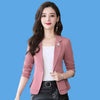 Spring Autumn Jackets Women Blazer 2026New Solid Slim Office Short Blazer Women Elegant Single Button Formal Blazer Coat