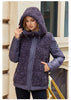 Gasmam Winter Down Jackets Women Warm Pluggable Sleeve Thermal Vest Classic zipper Lacing Design Pocket Hooded Parkas 83369