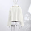 Urban Solid Pu Leather Women Jacket Street Stand Collar Long Sleeve Female Outwear Autumn Winter Lady Streetwear
