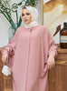 Abaya Dress Muslim Robe Abaya Ramadan Ladies Long Sleeve Islamic Dress Middle East Abayas Women Clothing Without Hijab