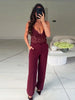 Elegant Feathers Women Blazer Pants Suit Lapel Single-breasted Coat Straight Wide Leg Trousers Sets Autumn Female Outfits
