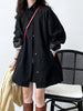 Temperament Short Trench For Women Lapel Single Breasted Solid Color Pockets Design Coat Spring Autumn 2Z2225