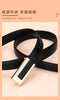 Genuine Leather Belt for Women; Cowhide Waist Belt; Versatile Smooth Buckle; Dress Decoration Belt for