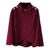 Women's Woolen Shaw Coat Autumn Winter Korean Version Short Ladies Jacket Temperament Elegant Femme Woolen Outerwear