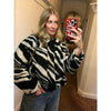 Dalmatian Faux Fur Jackets Women Lapel Collar Single Breasted Slim Fit Long Sleeves Coats Lady Autumn Street Outwear