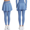 Women's Sports Pants Outdoor Yoga Culottes Tennis Gym Training Running Trousers Dance Fitness Leggings Pleated Skirt S M L XL