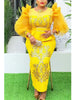 Plus Size Evening Dresses for Women African Sequin Gown Elegant Spring Wedding Party Long Dress Ankara Ladies Clothing