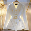 Autumn Women Blazer Long Sleeved Office Casual Elegant Suit Jacket Lady Slim Work Female Blazers Outerwear