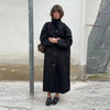 Street Solid Stand Collar Long Women's Trench Coat Loose Full Sleeved Single Breasted Pocket Windbreaker Autumn Lady Coats