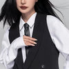 women's casual suits with a lapel collar, business vest, British style sense, gun lapel collar, slim fit vest, jacket