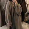 Long Knitted Cardigan Women Design Loose Senior Coat Soft Coat Woman All-match Long Sleeve Cardigans Lady