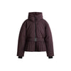 Casual Hoodie Thicken Belts Coats Women Solid Full Sleeve Stand Collar Closed Zippers Coat Female Winter Lady Outwears