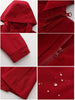 Women's Casual Water-Resistant Trench Coat Detachable Hood Windbreaker Solid Color Long Sleeve Light Weight Jacket