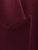 Burgundy Blazer Women Autumn Winter Vintage Double Breasted Suit Jacket for Woman Streetwear Classic Blazers Coat