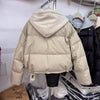 Autumn Winter Fake Two Pieces Splicing Cotton Jacket Women Cotton-Padded Thick Warm Parkas Short Coat Female Casual Lady Top