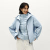 Women Down Jacket Waterproof Windproof Stain Resistant 90 Percent Down Fill Three Layer Design Winter Everyday Style