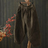Autumn Winter Female Loose Thicken Pant Ladies High Waist Corduroy Trousers Women Large Size 4XL Casual Carrot Pantalons