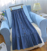 Women Large Size 5XL Cowboy Skirt Design Sense Niche Ladies Denim Maxi Skirt Feminine High Waist Jeans Long Skirts