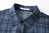 Retro Checkered Elegant Commuter Dress for Women Spring Quick-Drying Easy-Care WIth Inner camisole Dress